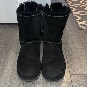 Black Ugg Boots W Bowties
